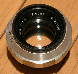 メオプタ・ベラー105mmf4.5・引伸レンズ